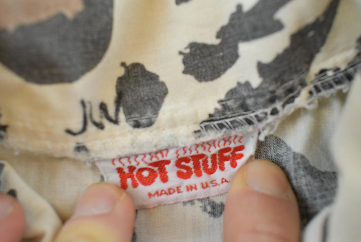 Vintage 1990s Hot Stuff Animal Print Button Up Shirt Womens 2XL from propervintagecanada