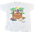 Vintage 1990s Hot Tub Club Tropical Penguins Single Stitch Graphic T-Shirt Men&