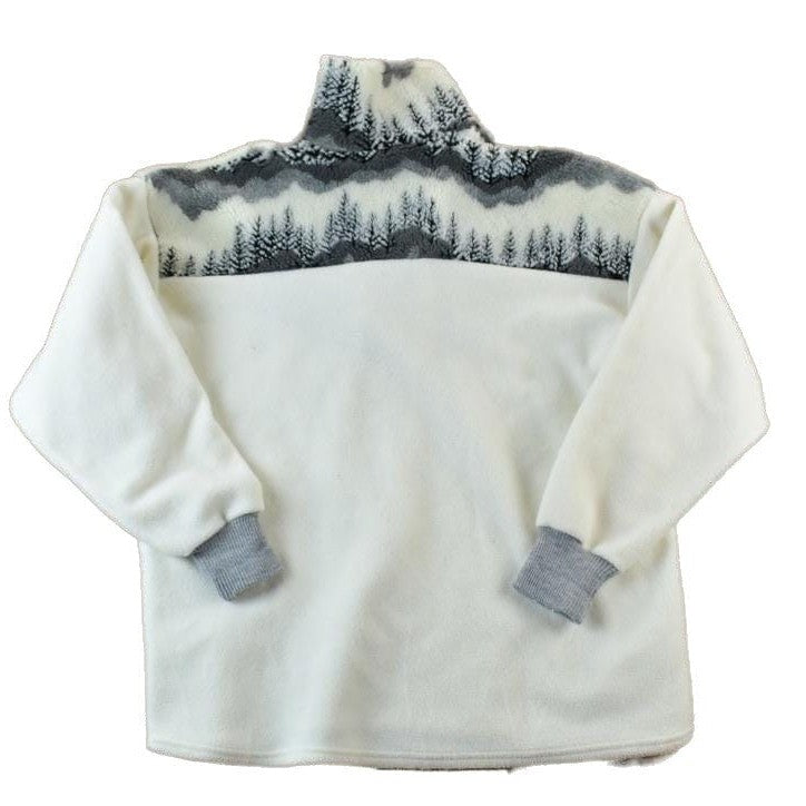 Vintage 1990s Hotheads Winter Wonderland Fleece Outdoorsman Sweater Men's XL from propervintagecanada