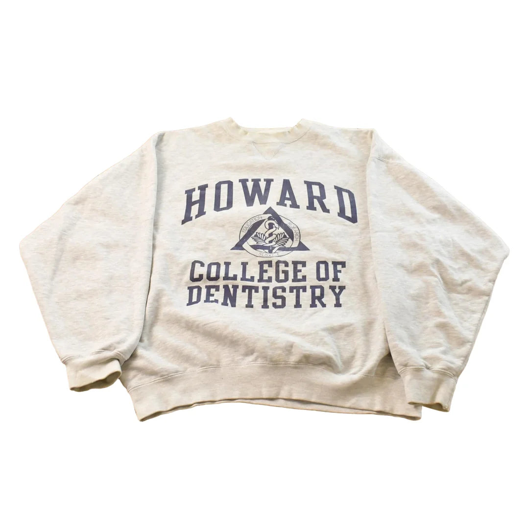 Vintage 1990s Howard College of Dentistry Crewneck Sweatshirt Men's XL from propervintagecanada