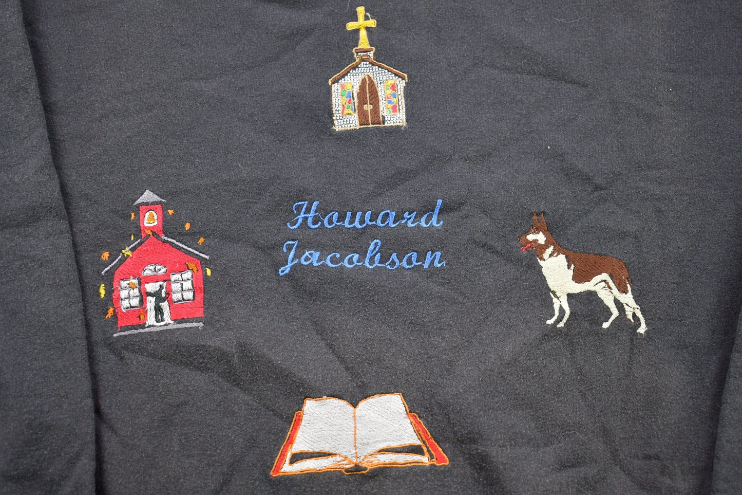 Vintage 1990s Howard Jacobson School Crewneck Sweatshirt Men's Small from propervintagecanada