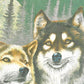 Vintage 1990s Howling Wolves Outdoorsman Souvenir T-Shirt Men's M from propervintagecanada