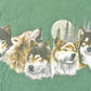 Vintage 1990s Howling Wolves Outdoorsman Souvenir T-Shirt Men's M from propervintagecanada