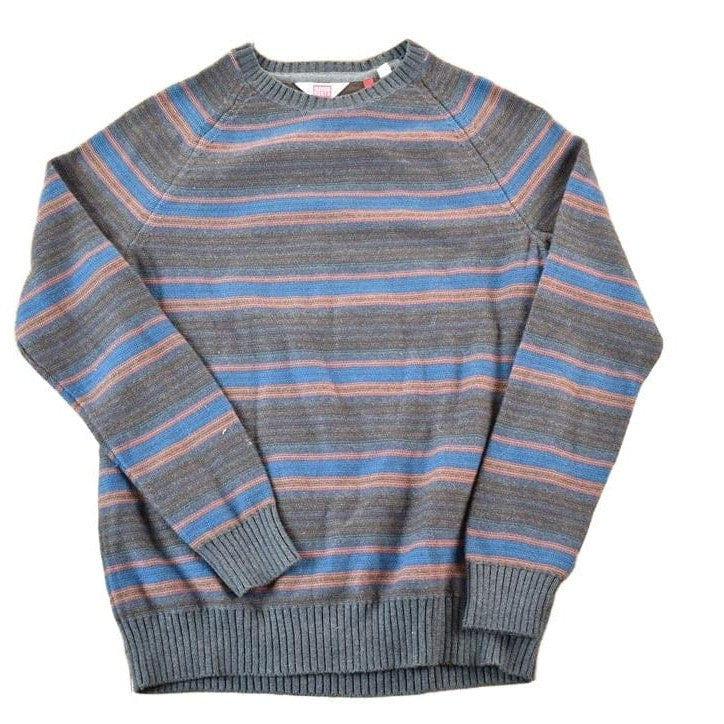 Vintage 1990s Hudson North Knit Abstract Pattern Crewneck Sweater Mens S from propervintagecanada