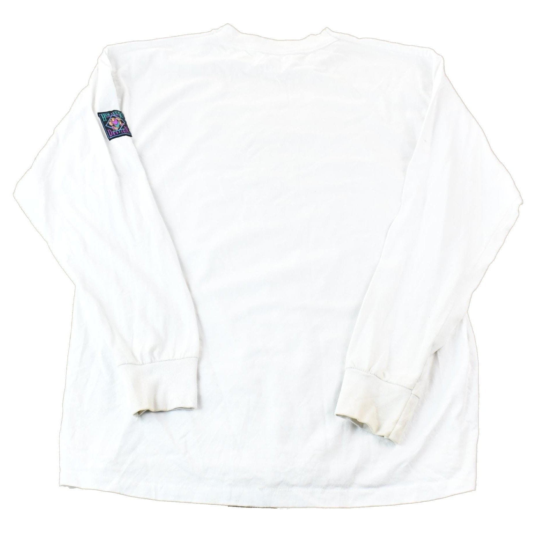 Vintage 1990s Humeur Design Official Hoop Star Basketball Long Sleeve Graphic T-Shirt Men's Large from propervintagecanada