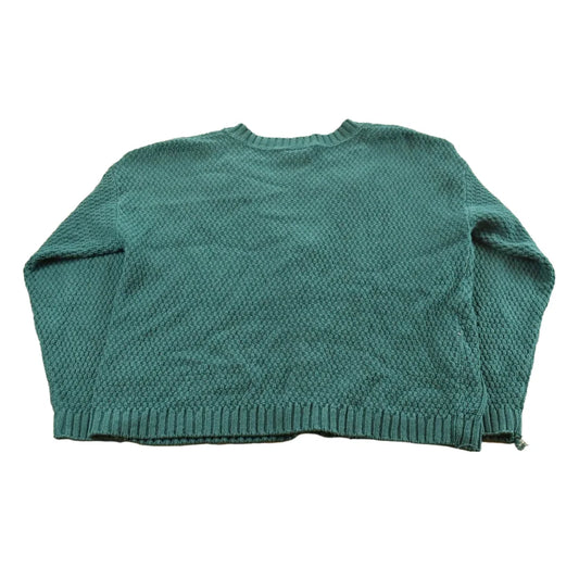 Vintage 1990s Huntington Ridge Cable Knit Cotton Cardigan Sweater Women's M from propervintagecanada