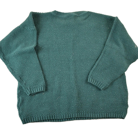 Vintage 1990s Huntington Ridge Hunter Green Knit Crewneck Sweater Men's XL from propervintagecanada