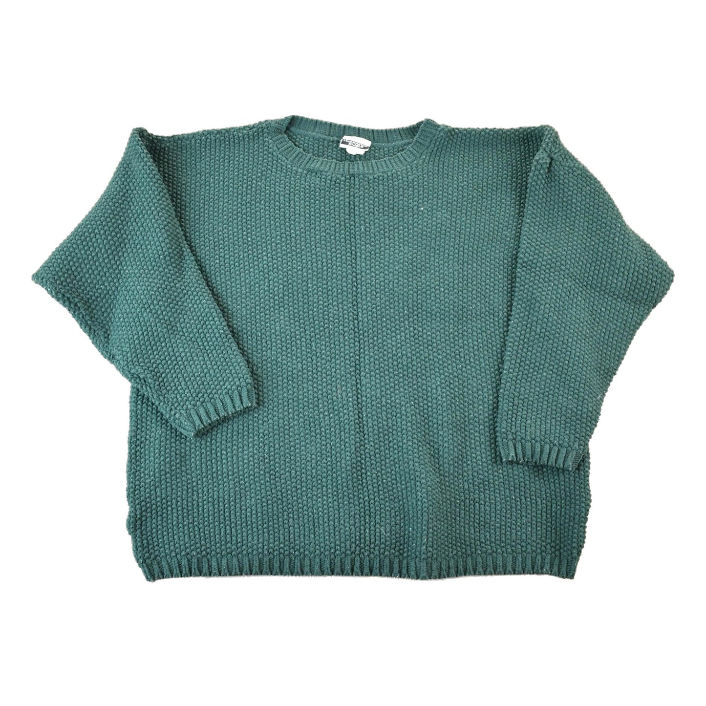 Vintage 1990s Huntington Ridge Hunter Green Knit Crewneck Sweater Men's XL from propervintagecanada