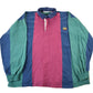Vintage 1990s Iban Striped Rugby Button Up Shirt Men's 2XL from propervintagecanada