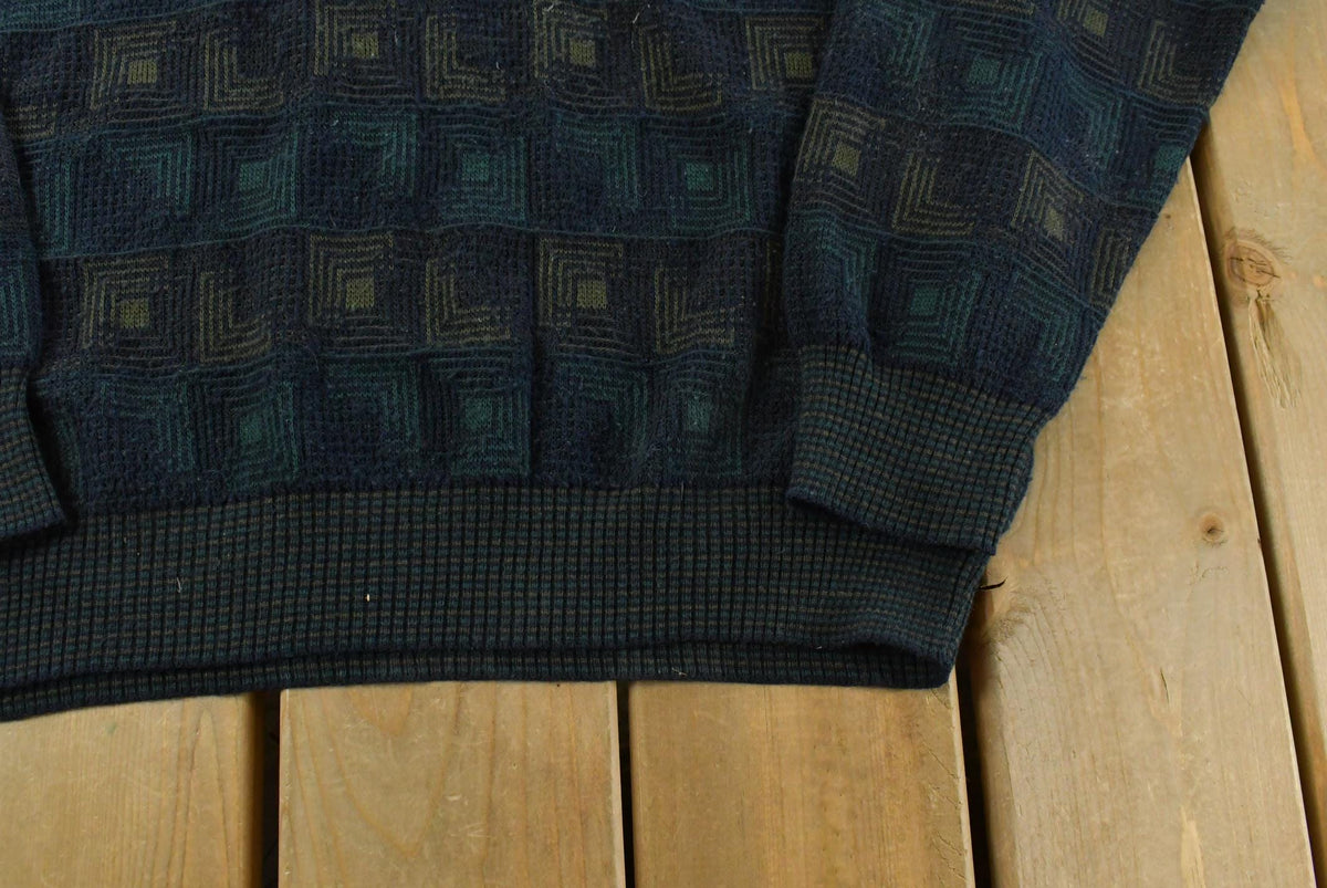 Vintage 1990s Idea Uomo Knit Crewneck Sweater Men's L from propervintagecanada