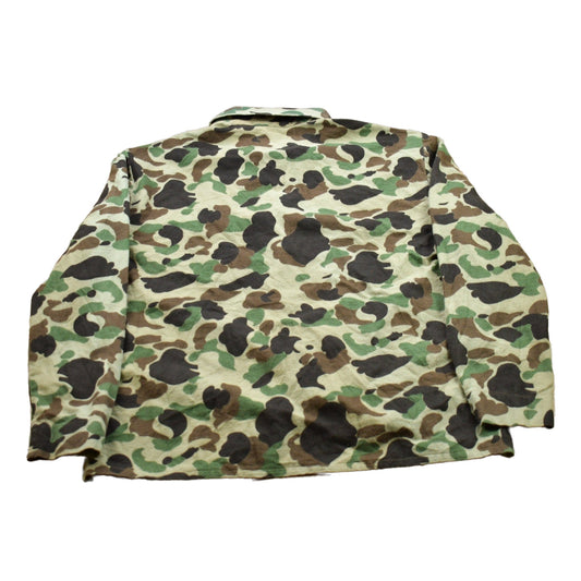 Vintage 1990s Ideal Hunting Camo Collared Zip Up Men's XL from propervintagecanada