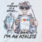 Vintage 1990s "If Fishing is a Sport ... I'm an Athlete" Funny Graphic T-Shirt Men's Large from propervintagecanada