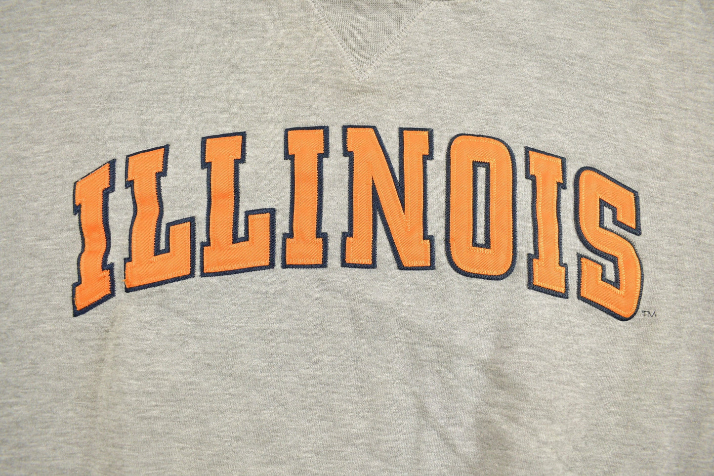 Vintage 1990s Illinois Champs Collegiate Crewneck Men's 2XL from propervintagecanada