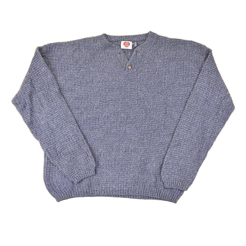 Vintage 1990s Im A Plum Knit Crewneck Sweater Men's L from propervintagecanada