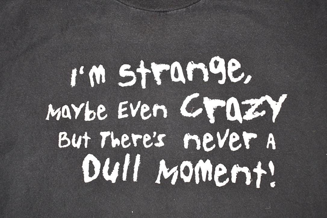 Vintage 1990s Im Strange Tennessee River Souvenir Travel T-Shirt Men's M from propervintagecanada