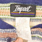 Vintage 1990s Impact Knit Striped Souvenir Travel T-Shirt Men's XL / Destination Shirt / 90s Single Stitch Graphic Tee / Made in USA from propervintagecanada