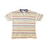 Vintage 1990s Impact Knit Striped Souvenir Travel T-Shirt Men&