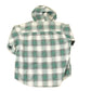 Vintage 1990s In Style New York Plaid Button Up Hoodie Men's M from propervintagecanada