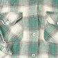 Vintage 1990s In Style New York Plaid Button Up Hoodie Men's M from propervintagecanada