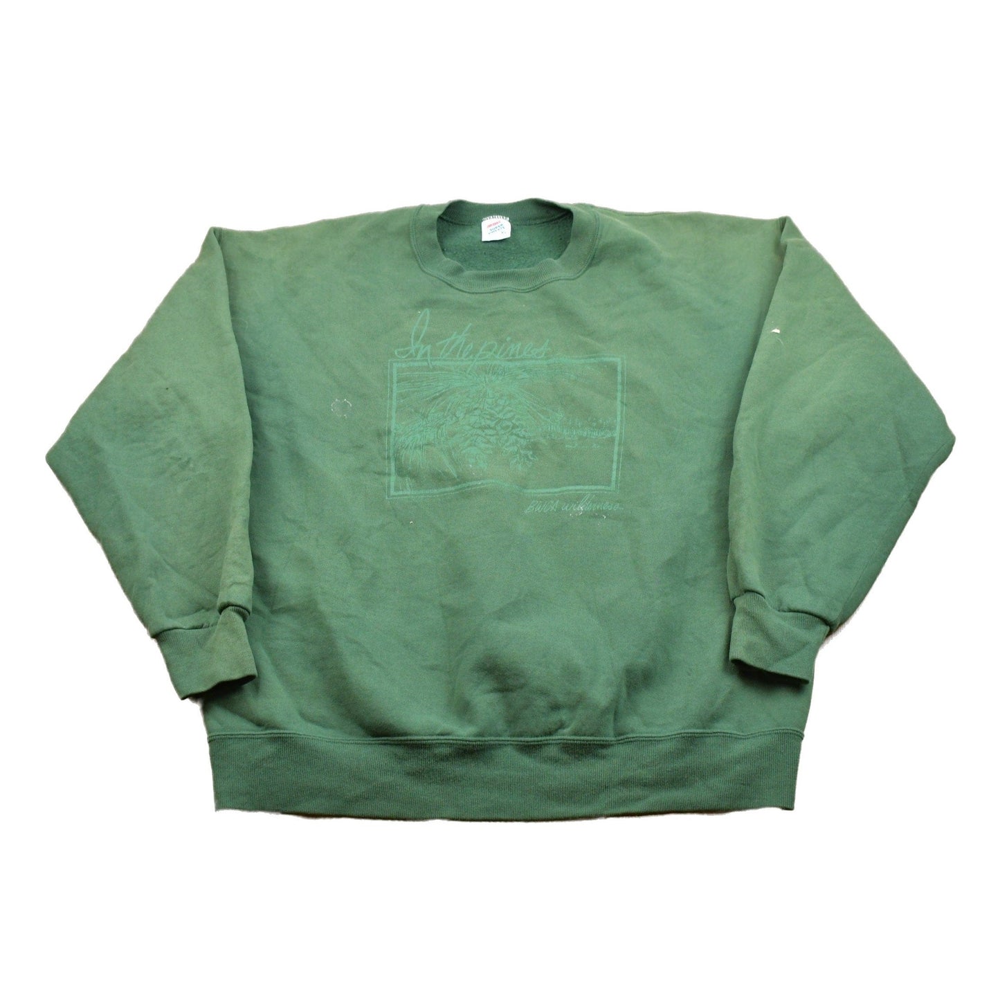 Vintage 1990s In the Pines Crewneck Sweatshirt Men's XL from propervintagecanada