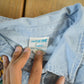 Vintage 1990s India Ink Hand Painted Denim Button Up Shirt Women's 3X from propervintagecanada