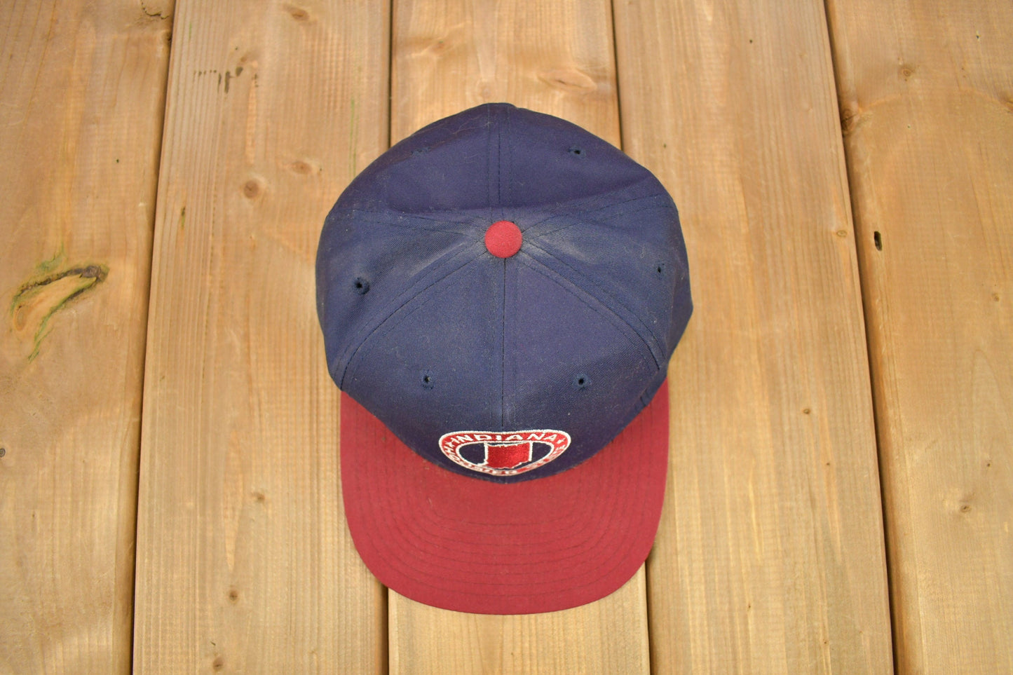 Vintage 1990s Indiana Hoosiers Collegiate Snap Back Hat from propervintagecanada