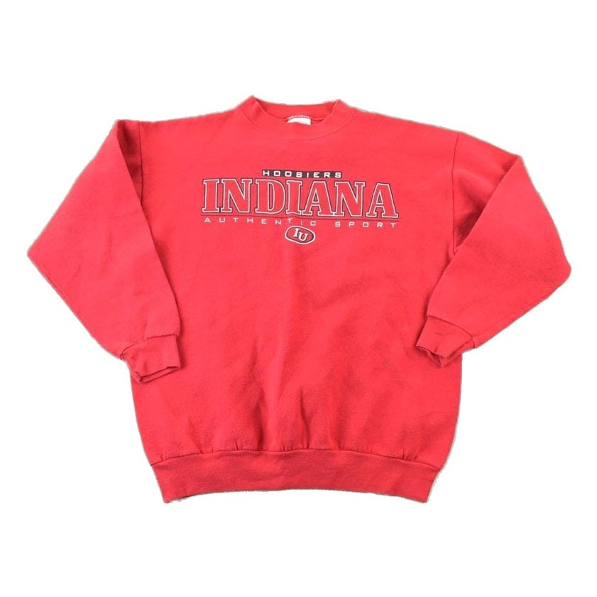Vintage 1990s Indiana Hoosiers University Collegiate Crewneck / Embroidered / NCAA Sweatshirt / Sportswear / Americana from propervintagecanada