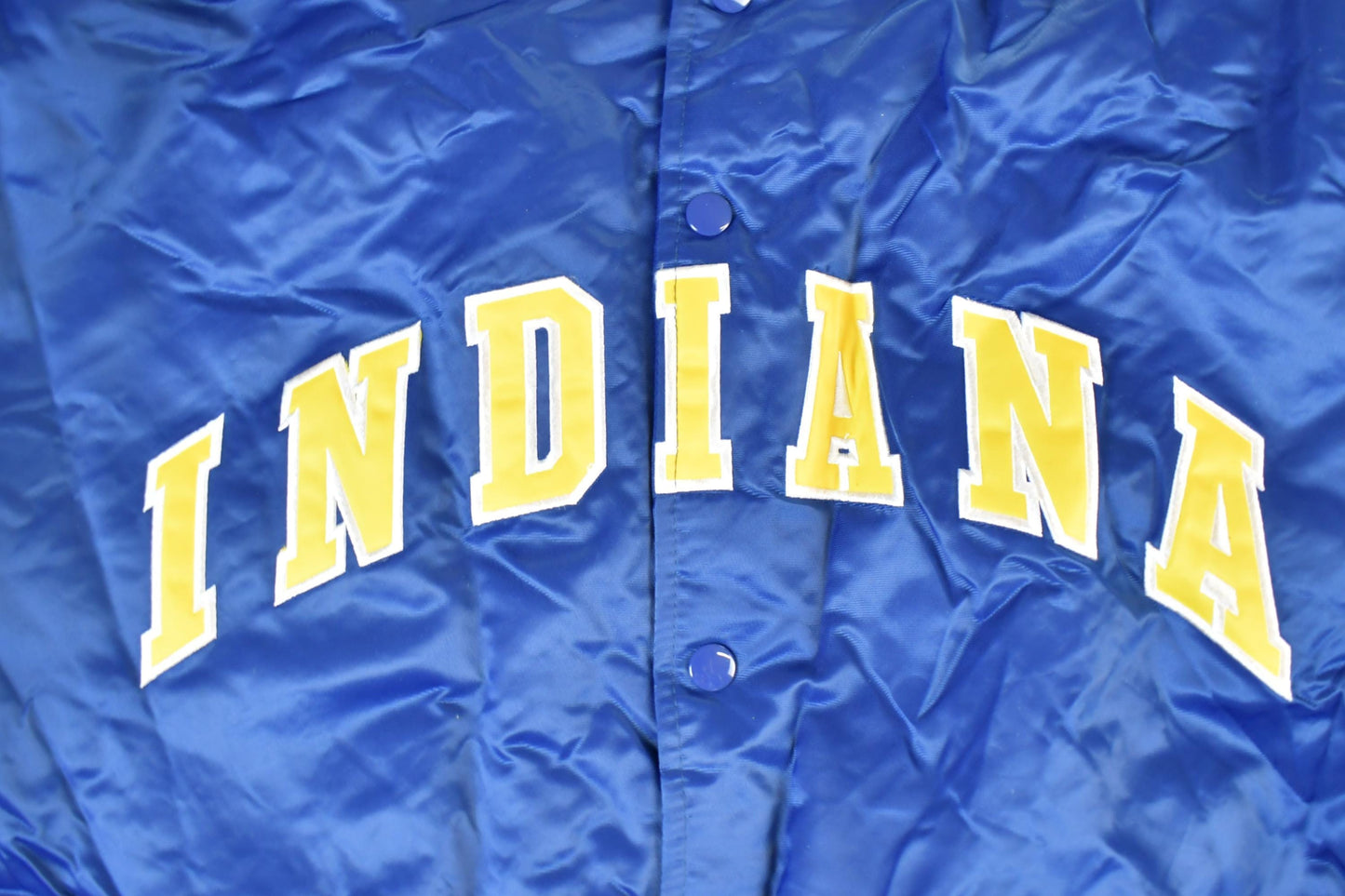 Vintage 1990s Indiana Pacers NBA Hardwood Classics Puffer Bomber Basketball Warm Up Jacket Men's 2XL from propervintagecanada