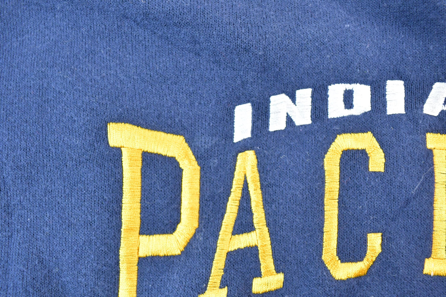 Vintage 1990s Indiana Pacers Nutmeg Mills NBA Crewneck Sweatshirt / Made In USA / Basketball / Embroidered Sportswear / Americana / from propervintagecanada