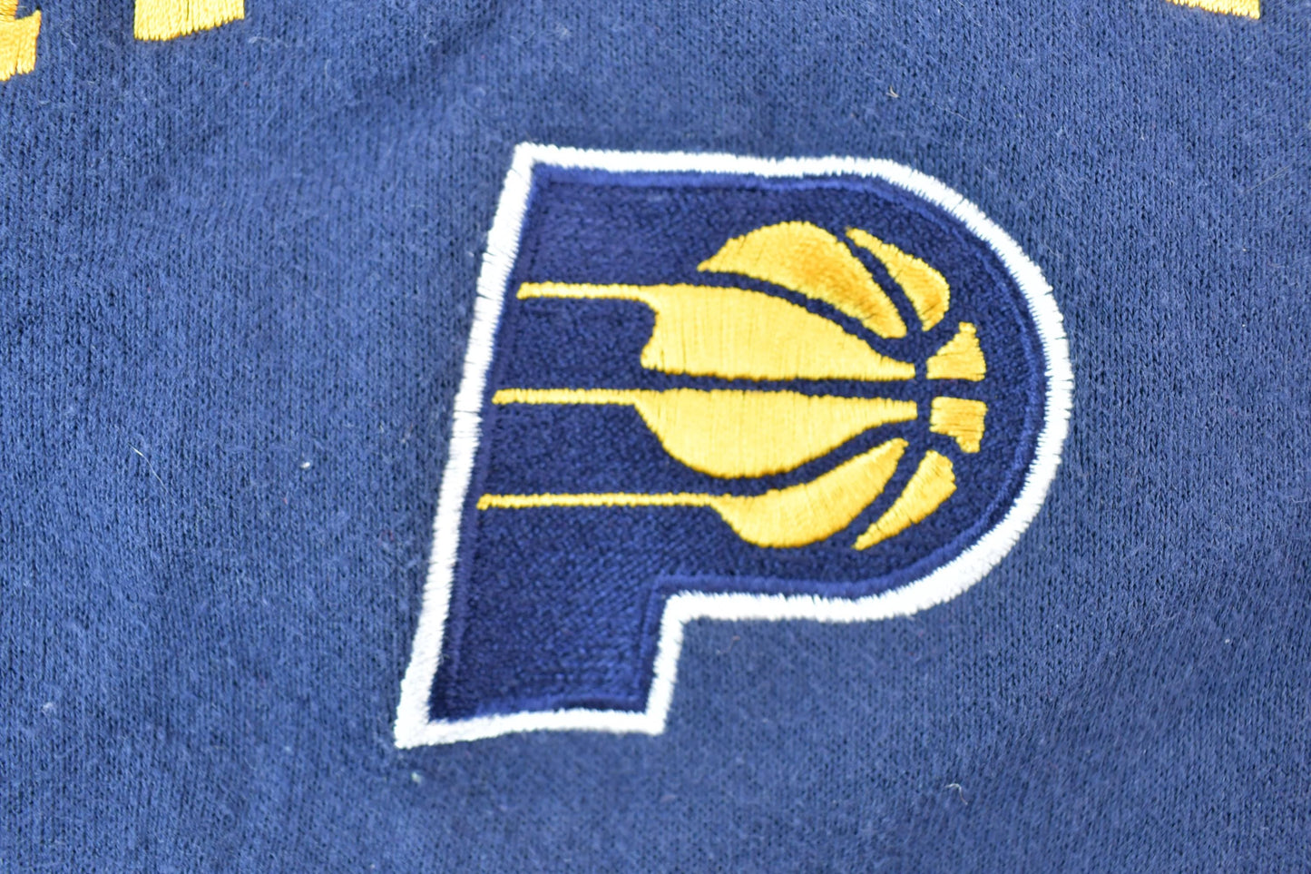 Vintage 1990s Indiana Pacers Nutmeg Mills NBA Crewneck Sweatshirt / Made In USA / Basketball / Embroidered Sportswear / Americana / from propervintagecanada