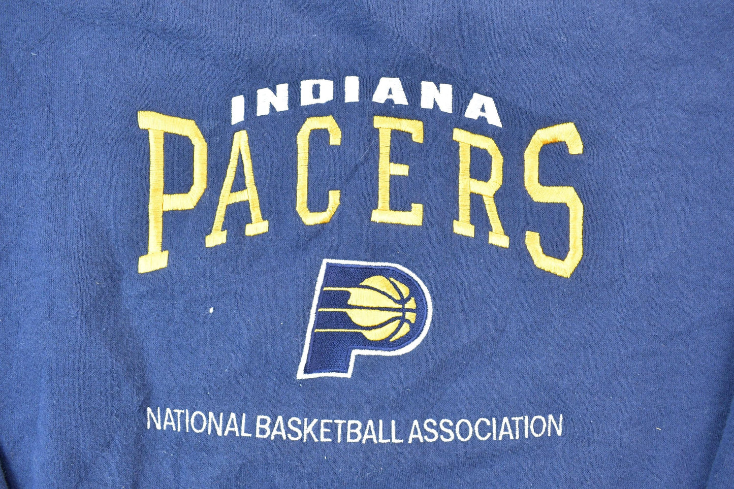 Vintage 1990s Indiana Pacers Nutmeg Mills NBA Crewneck Sweatshirt / Made In USA / Basketball / Embroidered Sportswear / Americana / from propervintagecanada