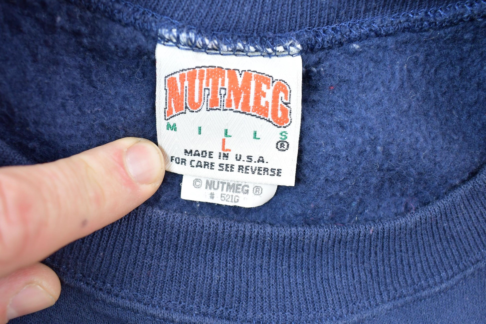 Vintage 1990s Indiana Pacers Nutmeg Mills NBA Crewneck Sweatshirt / Made In USA / Basketball / Embroidered Sportswear / Americana / from propervintagecanada