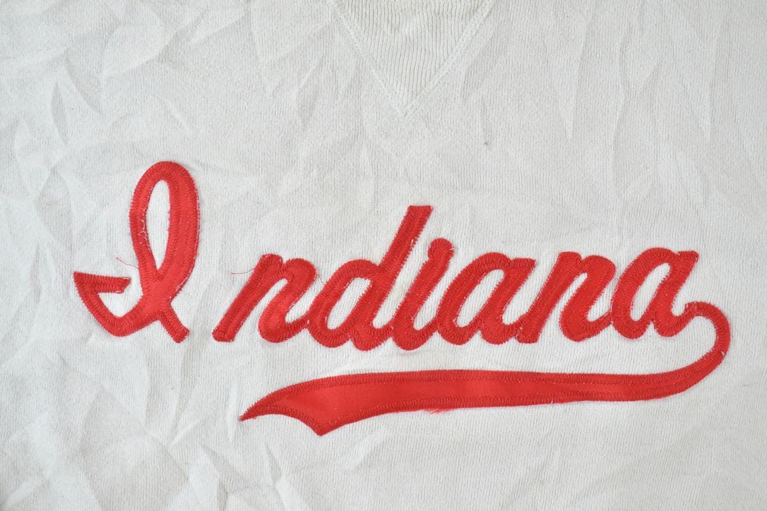 Vintage 1990s Indiana Russell Athletic University Collegiate Crewneck / Embroidered / NCAA Sweatshirt / Sportswear / Americana from propervintagecanada