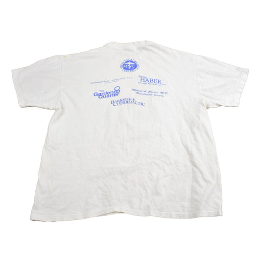 Vintage 1990s Indiana State University Tennis Collegiate T-Shirt Men's XL from propervintagecanada