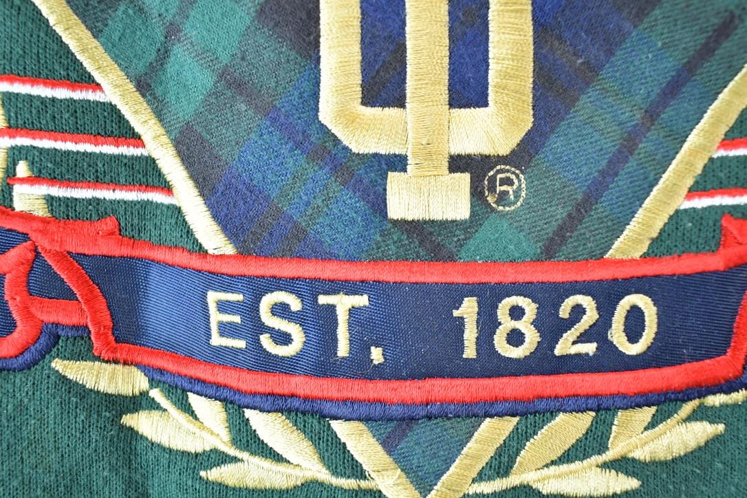 Vintage 1990s Indiana University Collegiate Crewneck / Embroidered / NCAA Sweatshirt / Sportswear / Americana from propervintagecanada