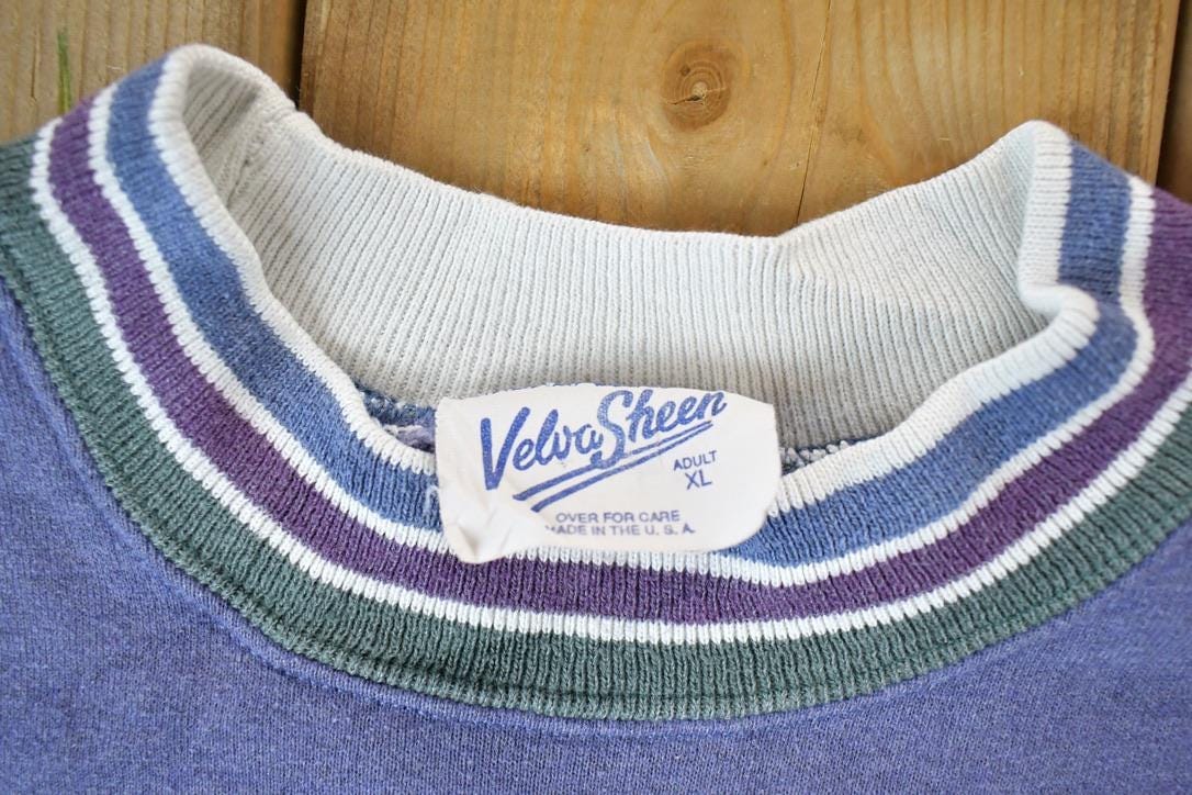 Vintage 1990s Indiana University Collegiate Crewneck / Embroidered / NCAA Sweatshirt / Sportswear / Americana from propervintagecanada