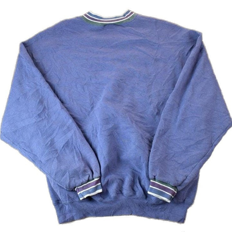 Vintage 1990s Indiana University Collegiate Crewneck / Embroidered / NCAA Sweatshirt / Sportswear / Americana from propervintagecanada