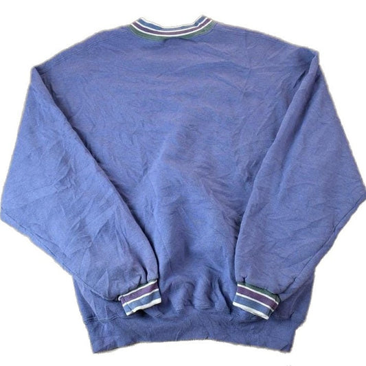 Vintage 1990s Indiana University Collegiate Crewneck / Embroidered / NCAA Sweatshirt / Sportswear / Americana from propervintagecanada