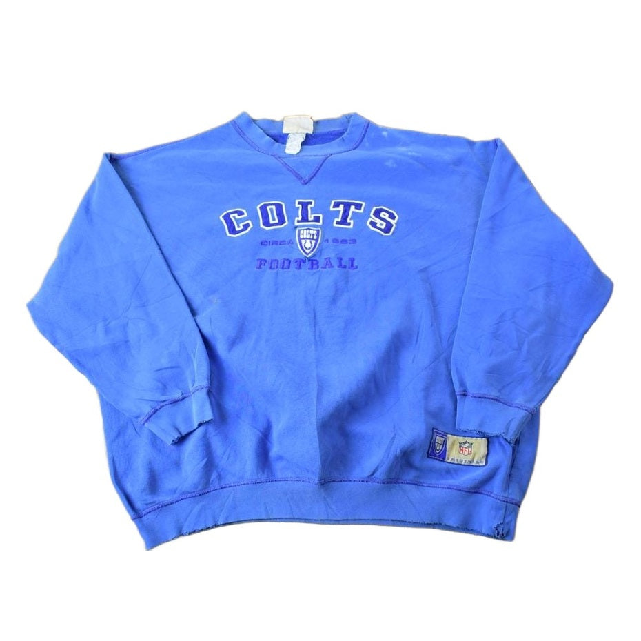 Vintage 1990s Indianapolis Colts NFL Crewneck Sweatshirt Men's XL from propervintagecanada