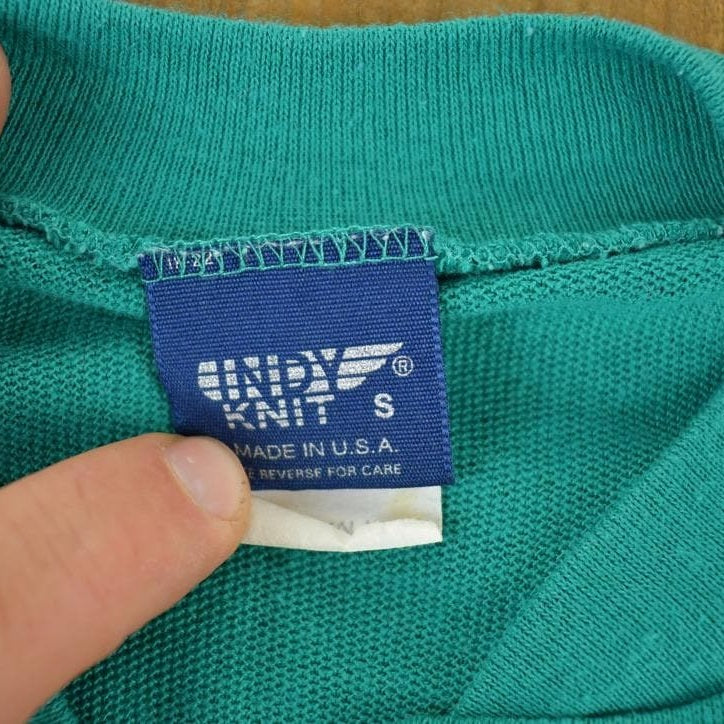 Vintage 1990s Indy Knit Souvenir Single Stitch Graphic Print T-Shirt Women's S from propervintagecanada