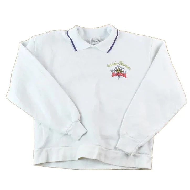 Vintage 1990s Inside Passage Alaska Crewneck Sweatshirt Men's Medium from propervintagecanada