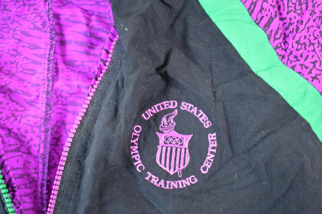 Vintage 1990s Insport US Olympic Training Centre Pullover Quarter Zip Sweatshirt Mens XL from propervintagecanada