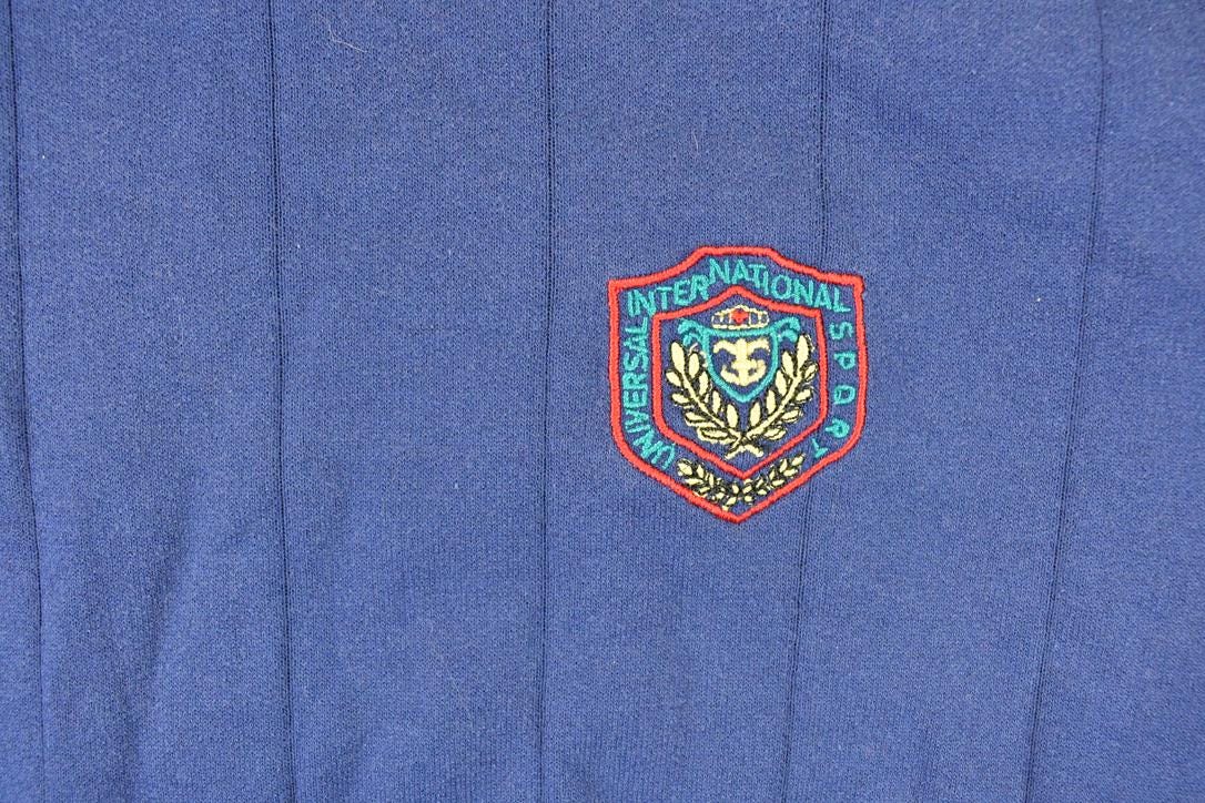 Vintage 1990s International Sport Embroidered Crest Logo Crewneck Sweatshirt Mens L from propervintagecanada