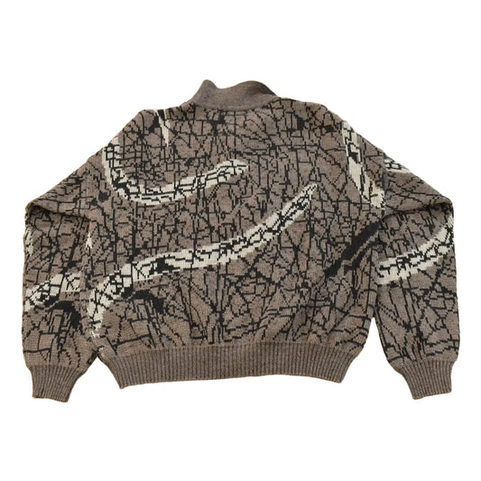 Vintage 1990s Intini L'Uomo Knit Collared Sweater Men's L from propervintagecanada
