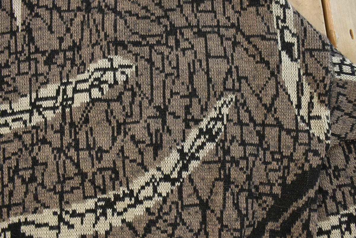 Vintage 1990s Intini L'Uomo Knit Collared Sweater Men's L from propervintagecanada