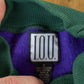 Vintage 1990s IOU Colour Block Crewneck Sweatshirt Men's XL from propervintagecanada