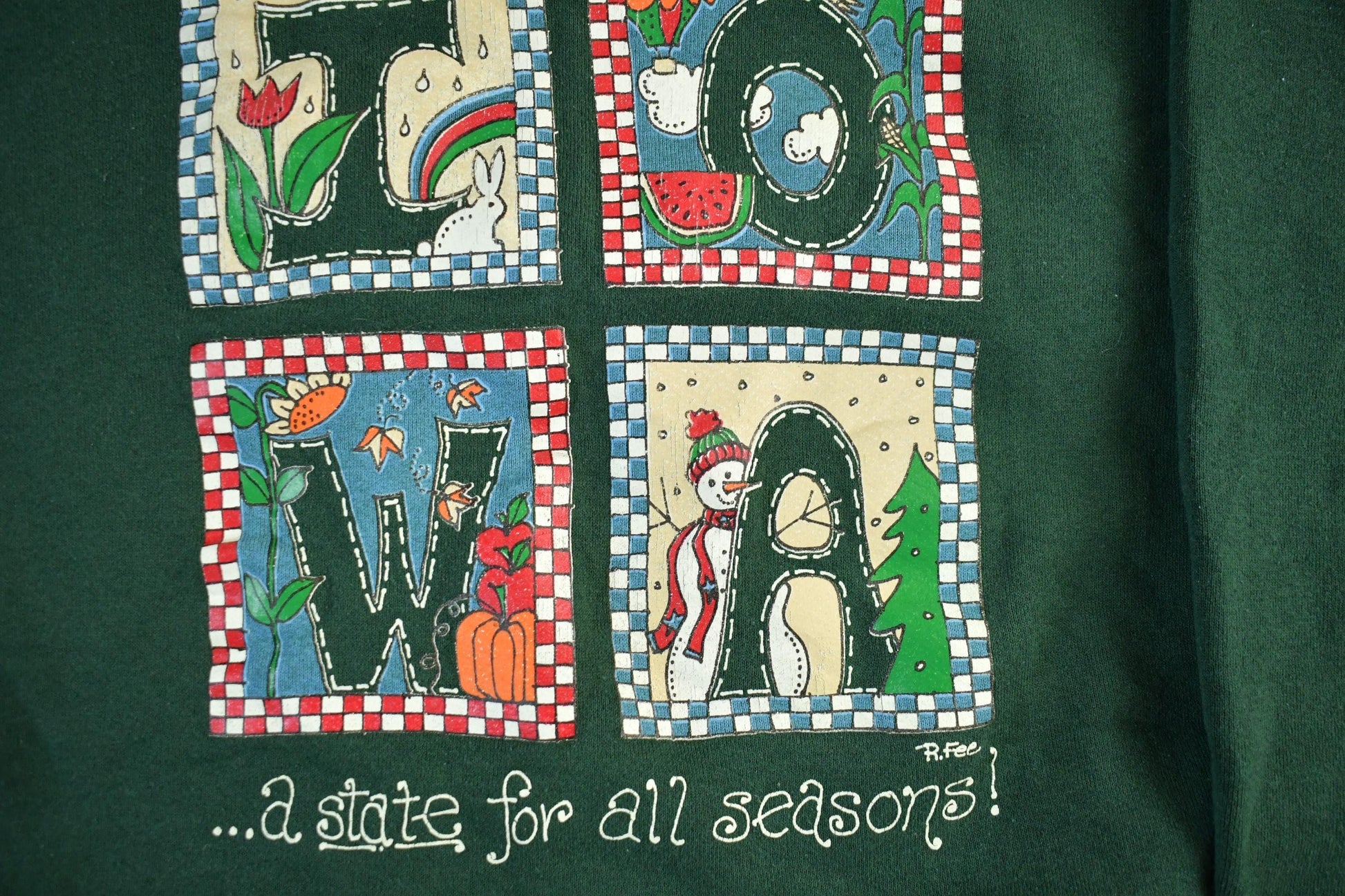 Vintage 1990s Iowa Crewneck Sweatshirt Mens Large from propervintagecanada