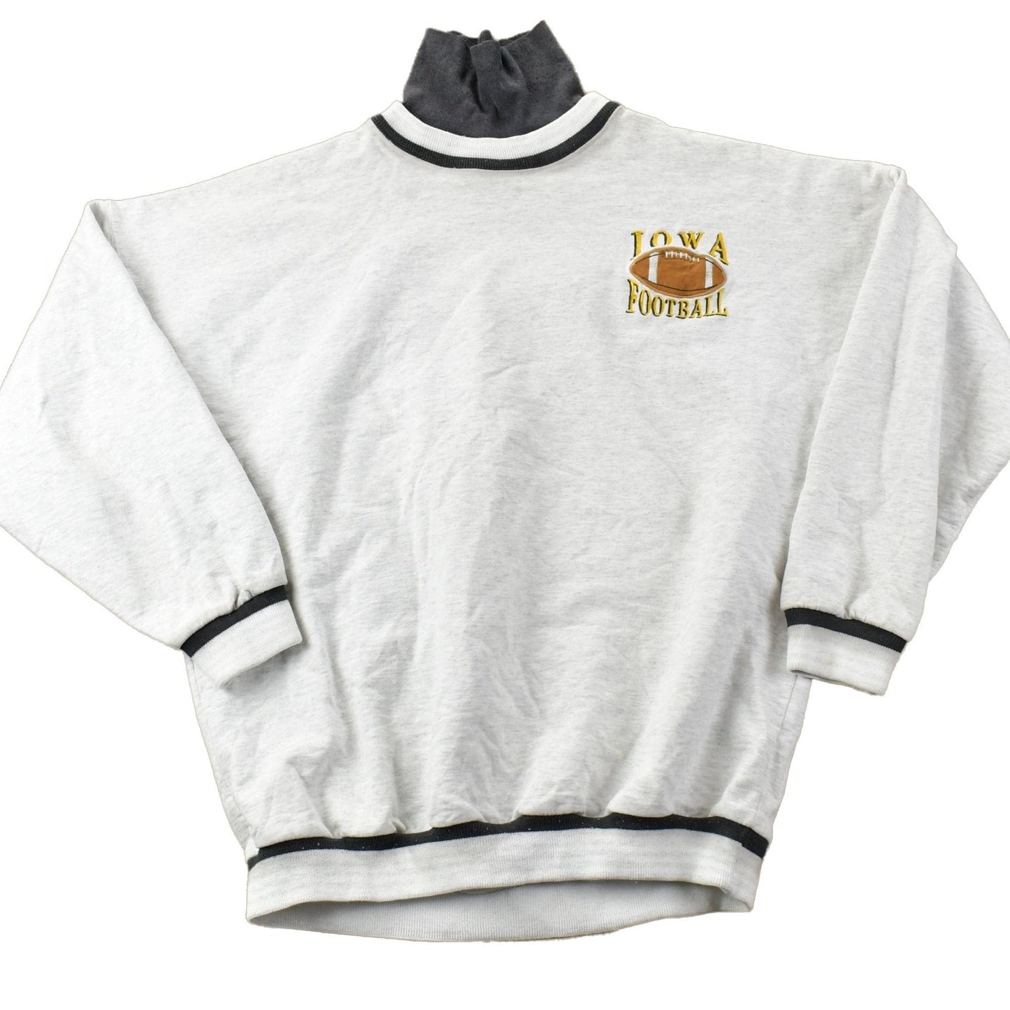 Vintage 1990s Iowa Football University Collegiate Crewneck / Embroidered / NCAA Sweatshirt / Sportswear / Americana from propervintagecanada
