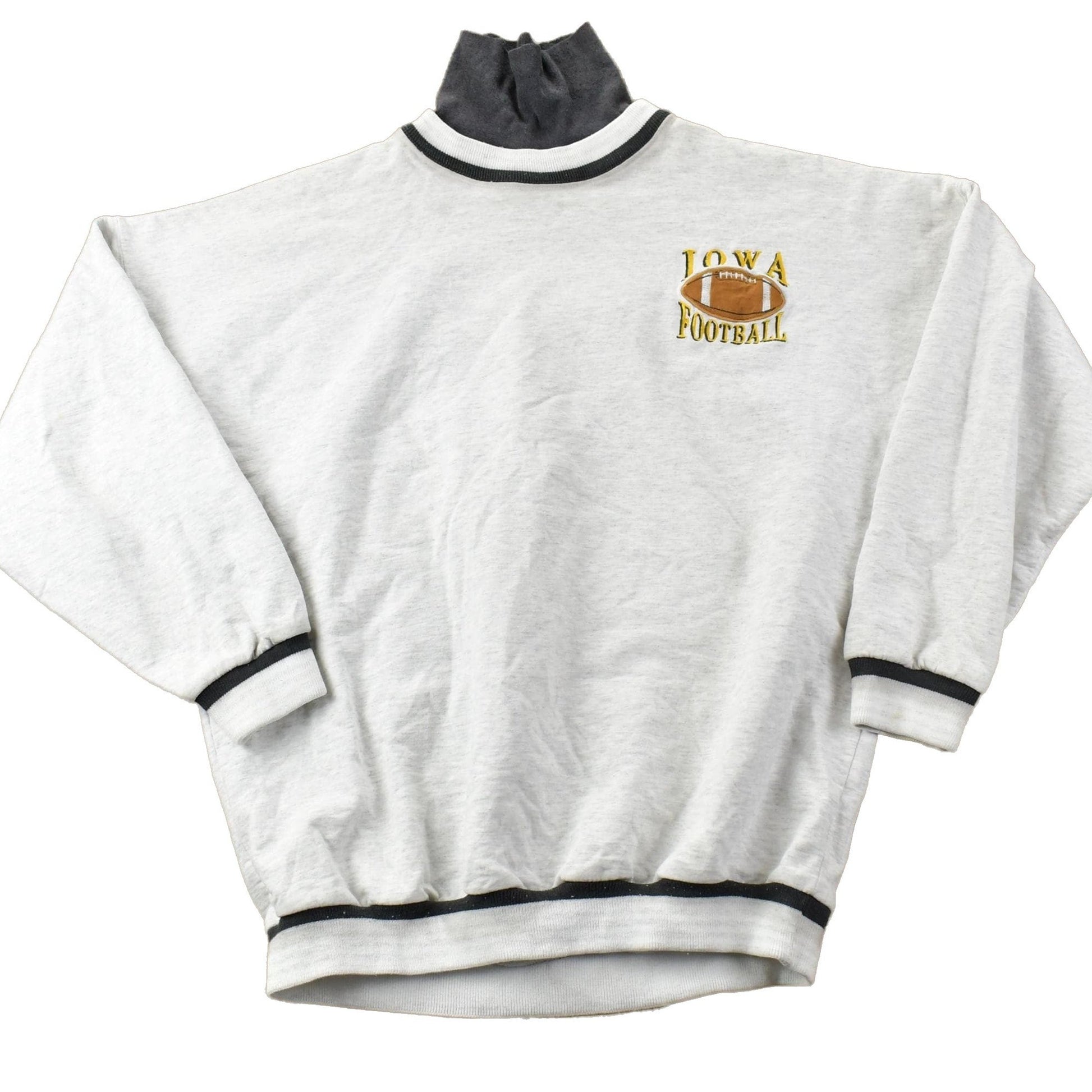 Vintage 1990s Iowa Football University Collegiate Crewneck / Embroidered / NCAA Sweatshirt / Sportswear / Americana from propervintagecanada
