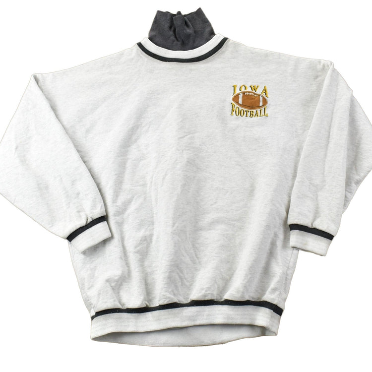 Vintage 1990s Iowa Football University Collegiate Crewneck / Embroidered / NCAA Sweatshirt / Sportswear / Americana from propervintagecanada